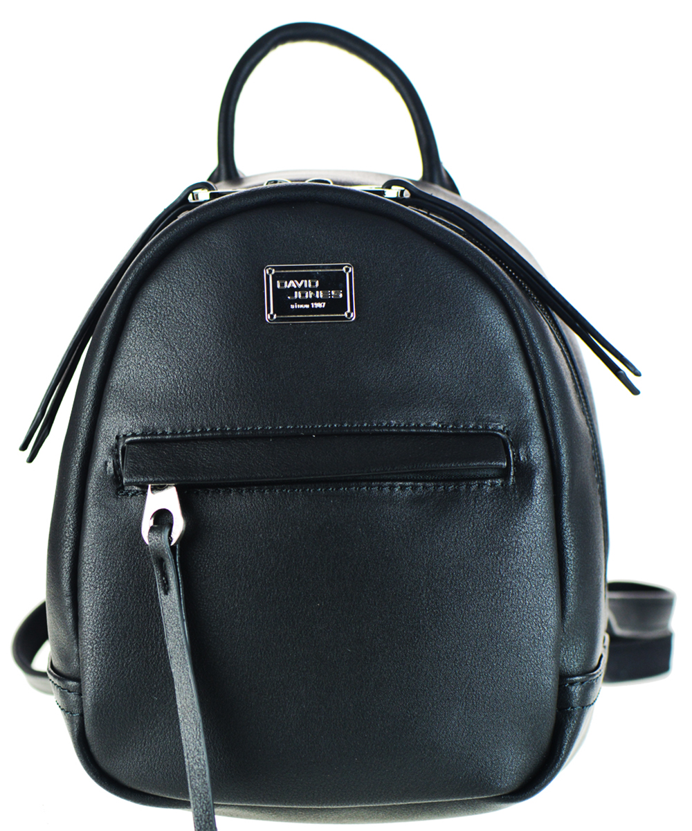 David Jones Faux Leather Backpack 52033 38248 Bordeaux